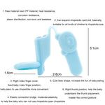 3 pz/set bambini bacchette grip correttore antiscivolo pratica bacchette culle per le dita