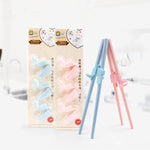 3 pz/set bambini bacchette grip correttore antiscivolo pratica bacchette culle per le dita