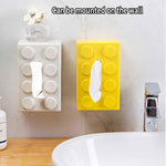 Decorazioni per tavolini da salotto multifunzionali con scatola portaoggetti per fazzoletti di cartone animato, Yellow, Blue, Green, Red, Black, White