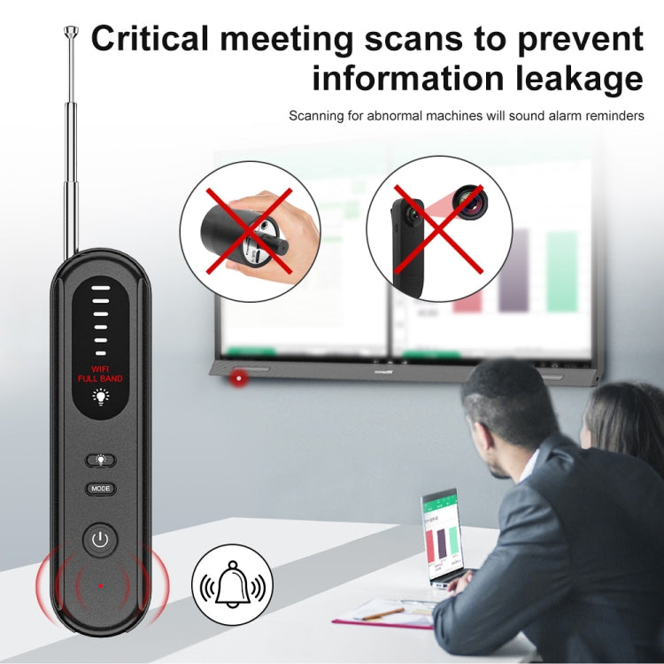 T01 Rilevatore wireless Telecamera anti-intercettazione Allarme GPS di posizionamento, T01