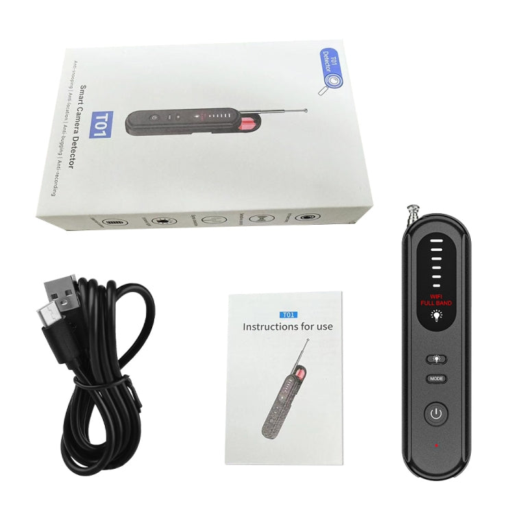 T01 Rilevatore wireless Telecamera anti-intercettazione Allarme GPS di posizionamento, T01