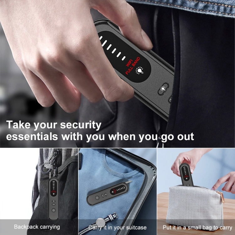 T01 Rilevatore wireless Telecamera anti-intercettazione Allarme GPS di posizionamento, T01