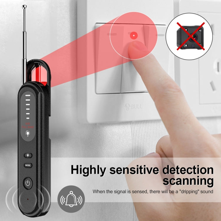 T01 Rilevatore wireless Telecamera anti-intercettazione Allarme GPS di posizionamento, T01