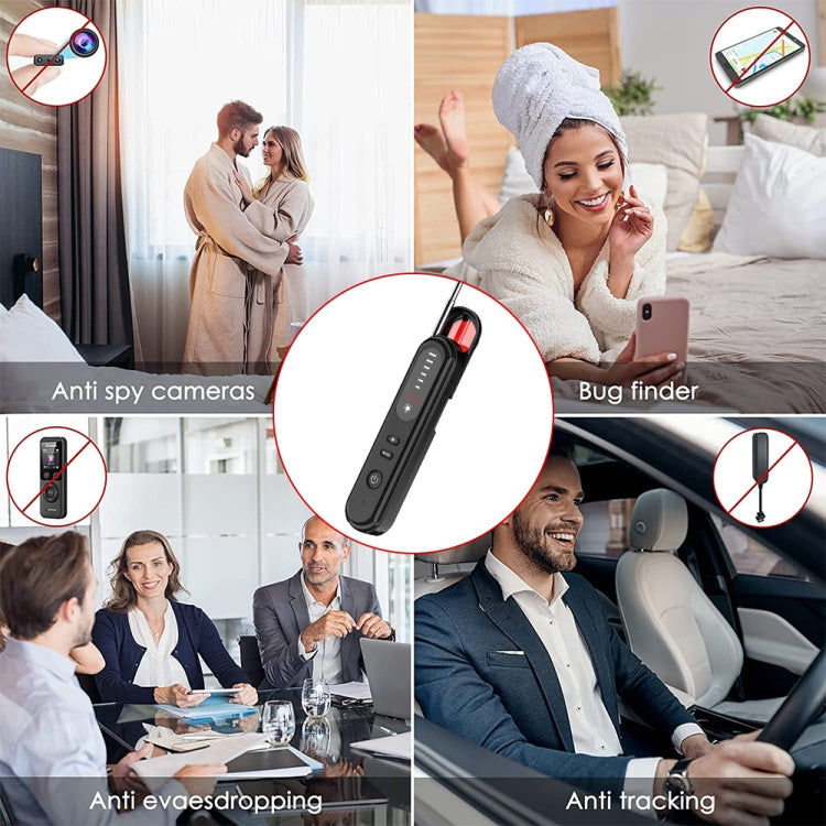 T01 Rilevatore wireless Telecamera anti-intercettazione Allarme GPS di posizionamento, T01
