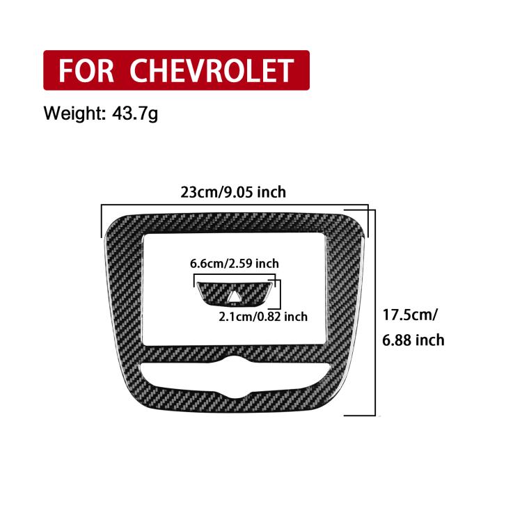 Per Chevrolet Malibu XL 2016-2018 2 pezzi/set adesivo pannello di navigazione guida a sinistra