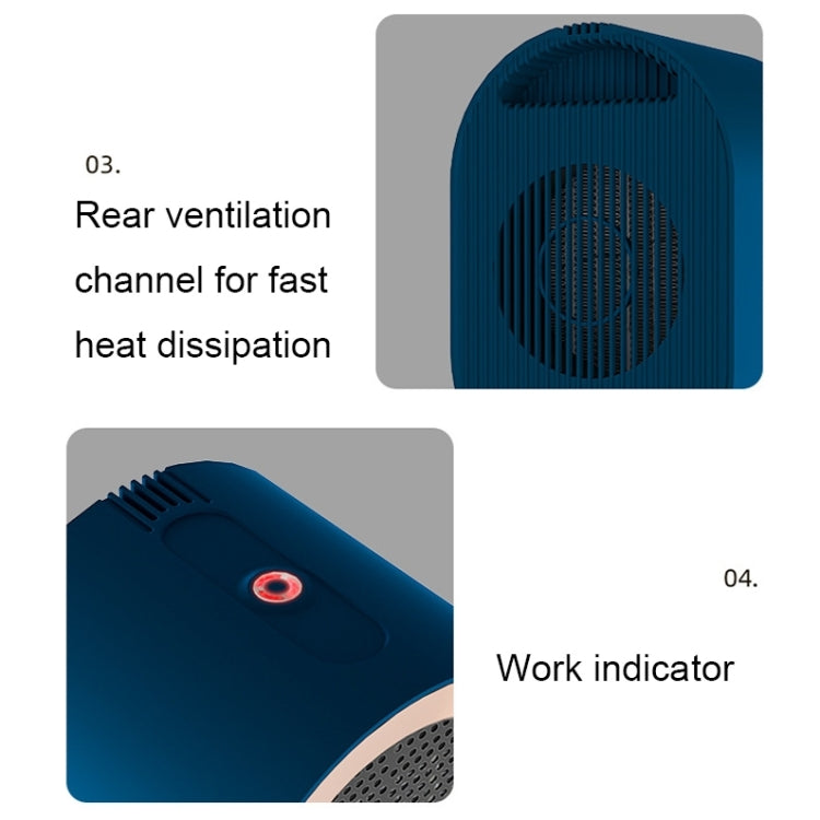 Riscaldatore elettrico da tavolo piccolo PTC 220V