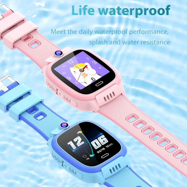 Y36 Orologio da telefono intelligente per bambini impermeabile per videochiamata 4G da 1,44 pollici con funzione SOS