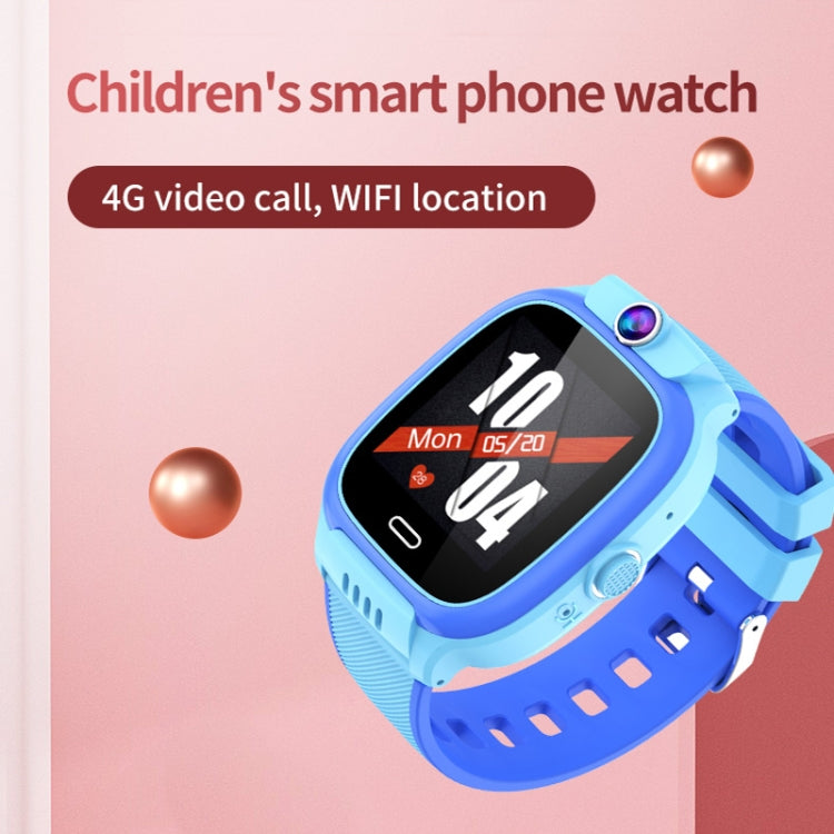 Y36 Orologio da telefono intelligente per bambini impermeabile per videochiamata 4G da 1,44 pollici con funzione SOS