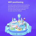 Y36 Orologio da telefono intelligente per bambini impermeabile per videochiamata 4G da 1,44 pollici con funzione SOS