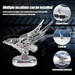 Decorazione del cofano dell'auto 3D Ali spiegate Modifica dell'aquila volante Emblema universale per auto