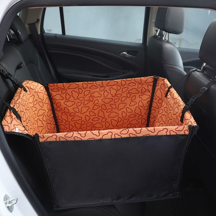 Imbottitura protettiva per seggiolino per animali domestici impermeabile per sedile singolo per auto, Orange Cloud, Purple Cloud, Green Cloud