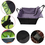 Imbottitura protettiva per seggiolino per animali domestici impermeabile per sedile singolo per auto, Orange Cloud, Purple Cloud, Green Cloud