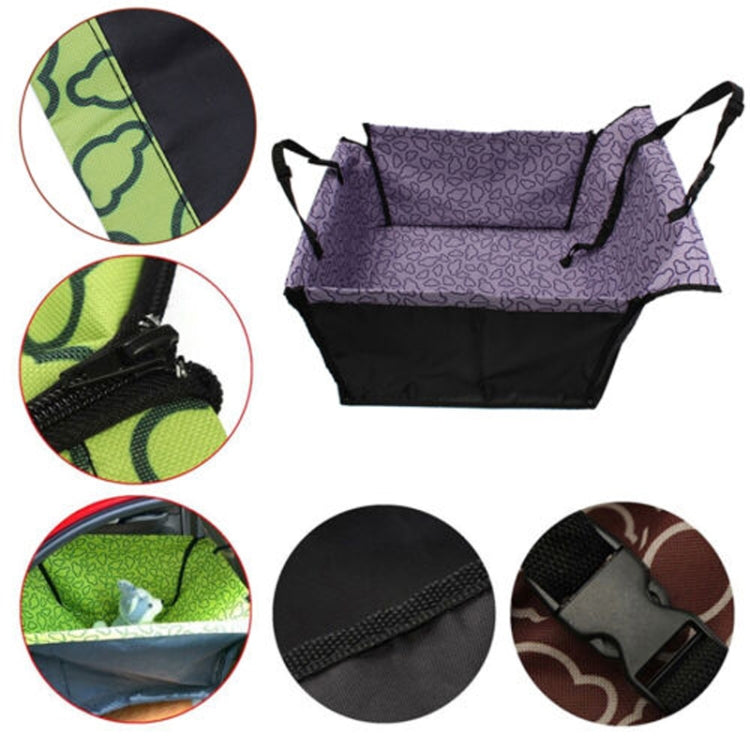 Imbottitura protettiva per seggiolino per animali domestici impermeabile per sedile singolo per auto, Orange Cloud, Purple Cloud, Green Cloud