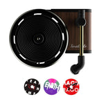 Diffusore di aromi per auto, bocchetta dell'aria, ornamento rotante per diffusore di fragranze per grammofono retrò, Gramophone+3pcs Refill Aroma