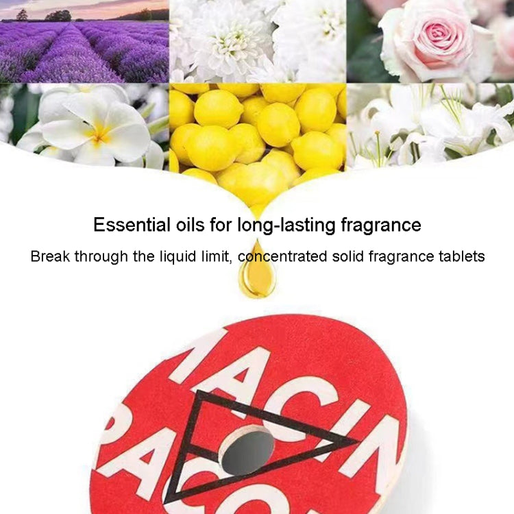 Diffusore di aromi per auto, bocchetta dell'aria, ornamento rotante per diffusore di fragranze per grammofono retrò, Gramophone+3pcs Refill Aroma