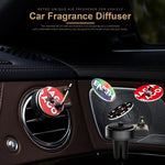 Diffusore di aromi per auto, bocchetta dell'aria, ornamento rotante per diffusore di fragranze per grammofono retrò, Gramophone+3pcs Refill Aroma