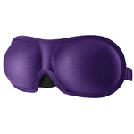 Maschera per gli occhi per il sonno antiscivolo in silicone regolabile 3D Maschera per la protezione degli occhi in memory foam tridimensionale