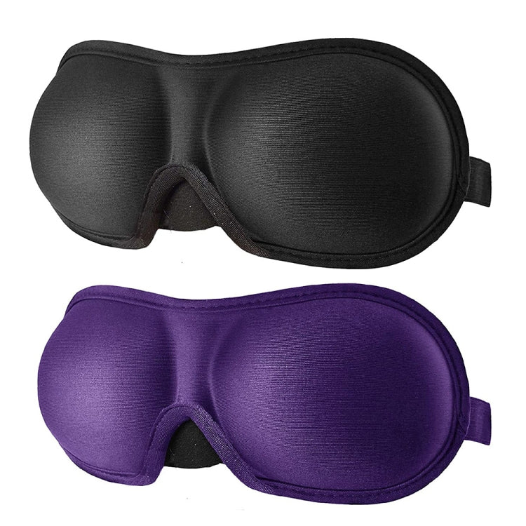 Maschera per gli occhi per il sonno antiscivolo in silicone regolabile 3D Maschera per la protezione degli occhi in memory foam tridimensionale