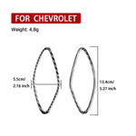 Per Chevrolet Malibu 2016-2022 2 pezzi/set adesivo altoparlante montante anteriore guida a sinistra