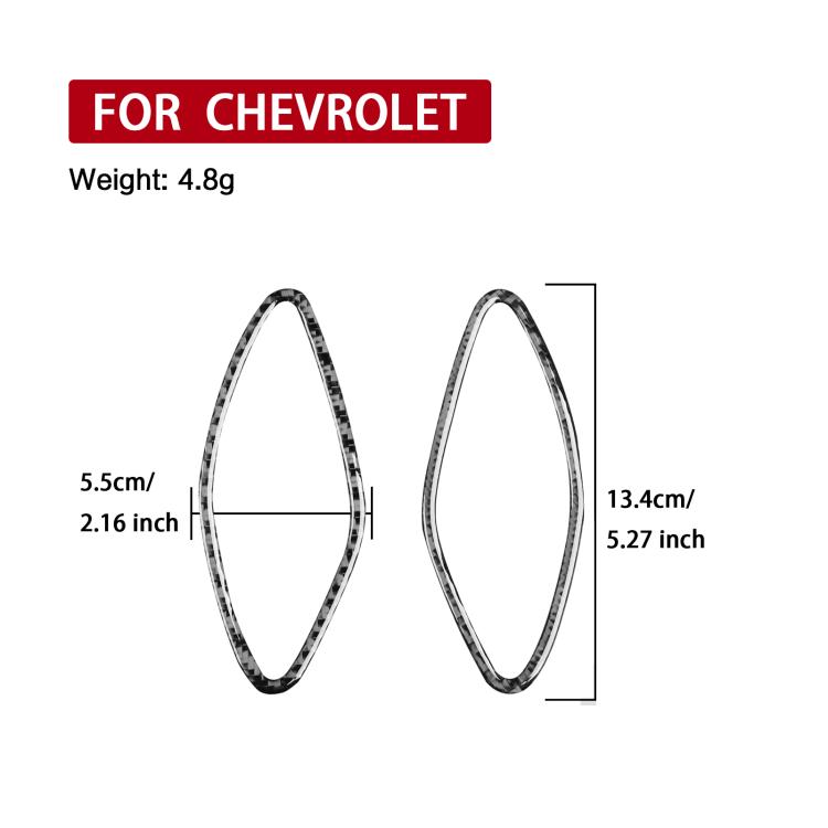 Per Chevrolet Malibu 2016-2022 2 pezzi/set adesivo altoparlante montante anteriore guida a sinistra