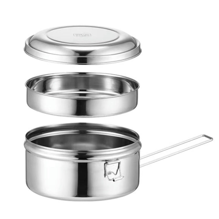 Portapranzo rotondo in acciaio inox 304 14-16 cm