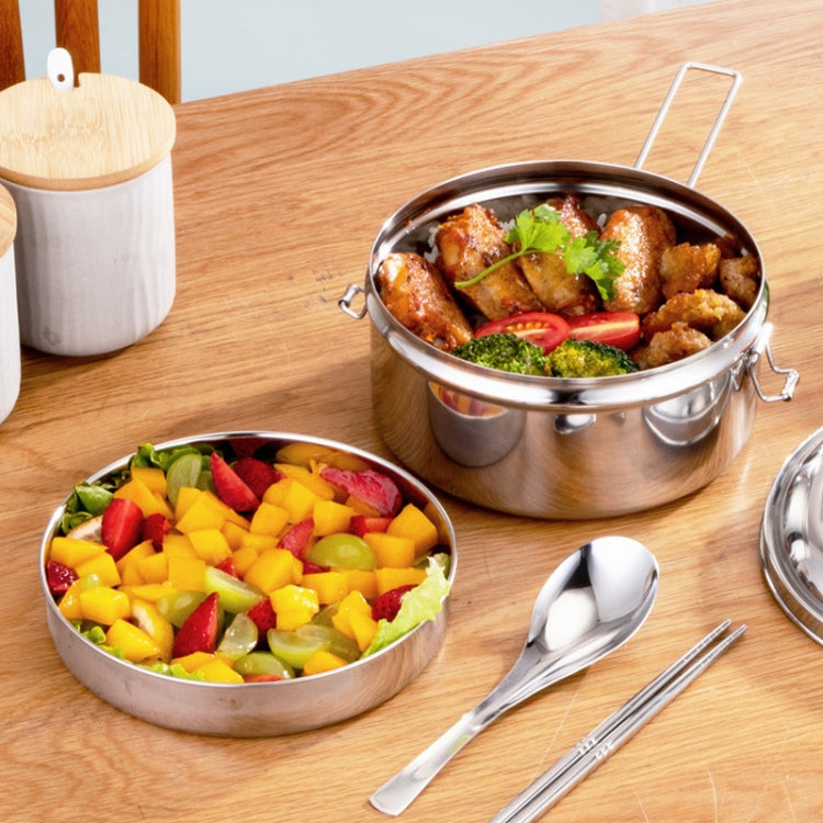 Portapranzo rotondo in acciaio inox 304 14-16 cm