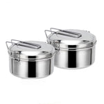 Portapranzo rotondo in acciaio inox 304 14-16 cm