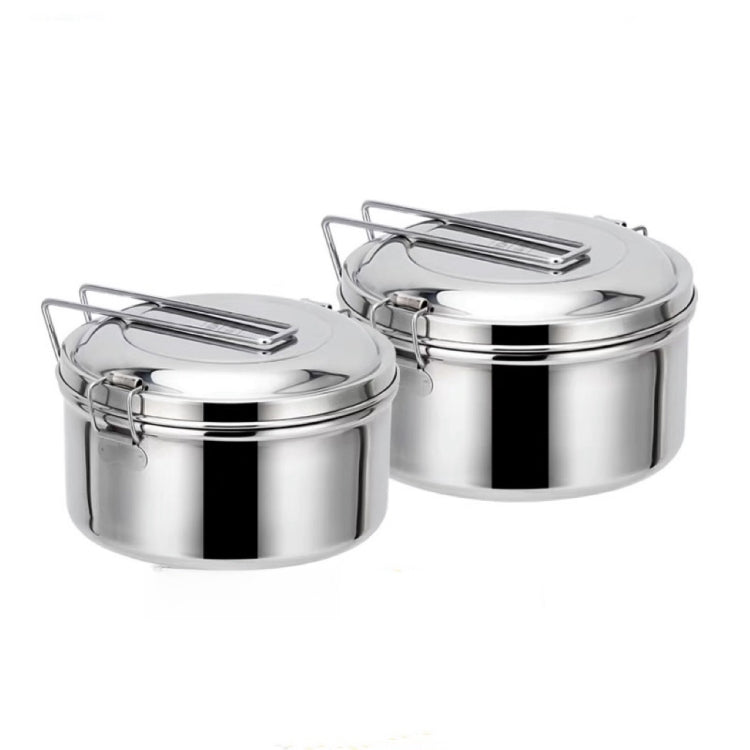 Portapranzo rotondo in acciaio inox 304 14-16 cm
