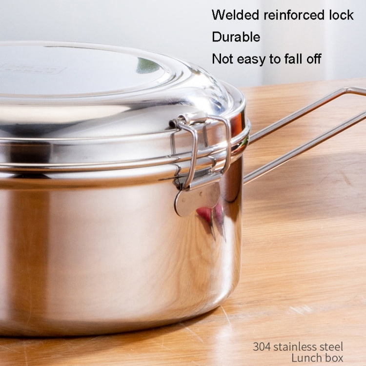 Portapranzo rotondo in acciaio inox 304 14-16 cm