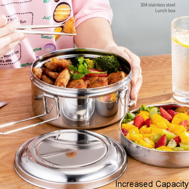 Portapranzo rotondo in acciaio inox 304 14-16 cm