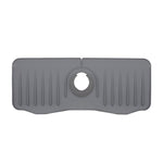 Tappetino di scarico antispruzzo per rubinetto in silicone da cucina per bagno, White, Grey, Black, White+Waterproof Edge, Gray+Waterproof Edge, Black+Waterproof Edge