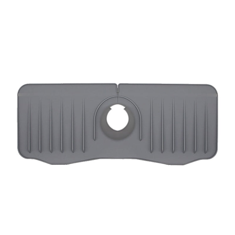 Tappetino di scarico antispruzzo per rubinetto in silicone da cucina per bagno, White, Grey, Black, White+Waterproof Edge, Gray+Waterproof Edge, Black+Waterproof Edge