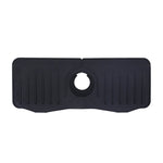 Tappetino di scarico antispruzzo per rubinetto in silicone da cucina per bagno, White, Grey, Black, White+Waterproof Edge, Gray+Waterproof Edge, Black+Waterproof Edge