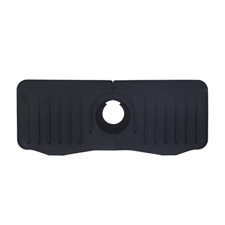 Tappetino di scarico antispruzzo per rubinetto in silicone da cucina per bagno, White, Grey, Black, White+Waterproof Edge, Gray+Waterproof Edge, Black+Waterproof Edge