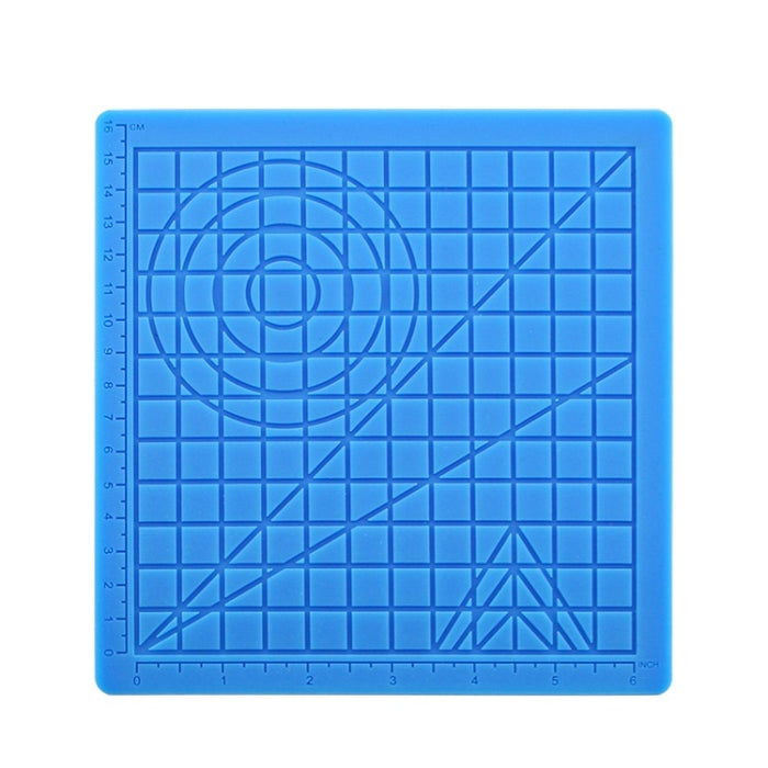 Mat. Modello di pittura fai-da-te in silicone con penna per stampa 3D, Blue, Green, Transparent, Blue Large, Green Large, Transparent Large