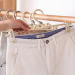 Clip per appendere pantaloni senza tracce, girevole a 360 gradi, antiscivolo, multifunzionale, per la casa