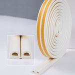 Porte Finestre Antivento Insonorizzate Strisce Sigillanti Calde, 250cm x 2cm