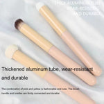 Strumento di bellezza multifunzionale per pennello correttore portatile a doppio uso bagnato e asciutto, 3pcs /Set, Mushroom Style, Diagonal Style, Round Head Style