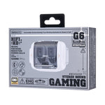 REMAX GameBuds G6 auricolare da gioco Bluetooth wireless trasparente ENC riduzione del rumore nell'auricolare da gioco, GameBuds G6