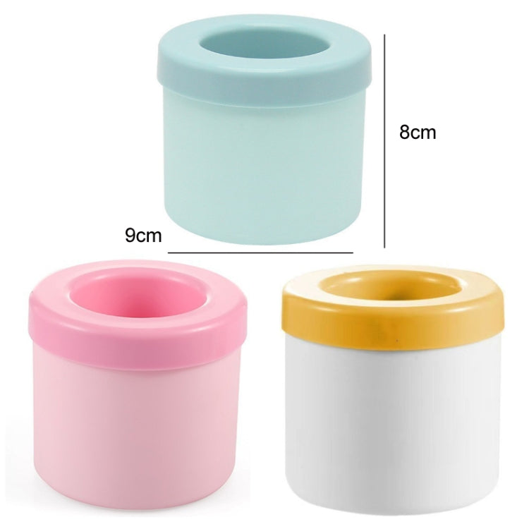 Stampo cilindrico per la produzione di ghiaccio con tazza di cubetti di ghiaccio in silicone