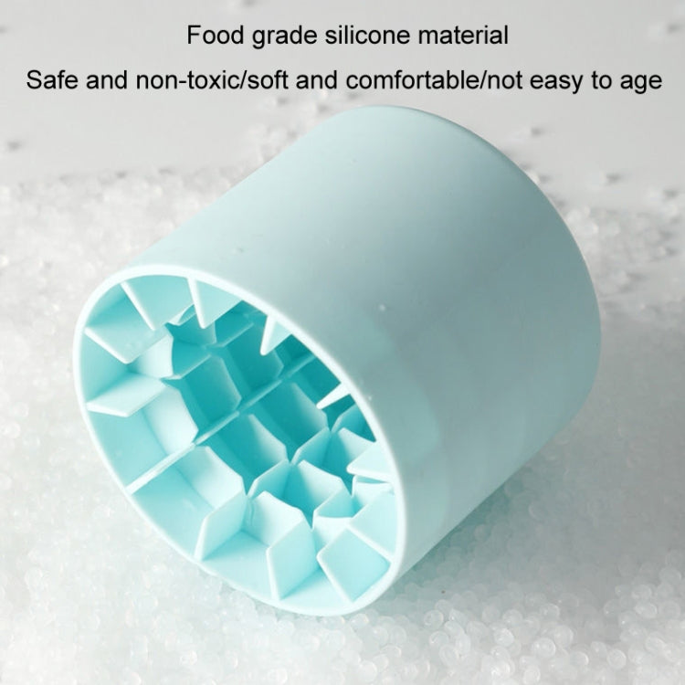 Stampo cilindrico per la produzione di ghiaccio con tazza di cubetti di ghiaccio in silicone