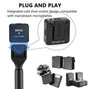 Maniglia per microfono compatibile DJI Mic e Rode Wireless