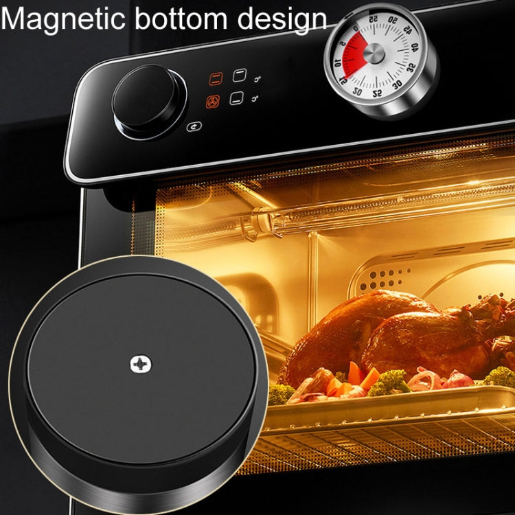 Timer meccanico da cucina in acciaio inossidabile, promemoria per la gestione del tempo degli studenti, sveglia da forno