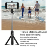 Treppiede Selfie Stick Bluetooth XT09 per smartphone