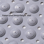 Tappetino antiscivolo per bagno in PVC, tappetino per piedi impermeabile per massaggio addensato, 36x68cm, 40x102cm, 58x88cm