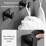 Ganci solidi ispessiti Ganci per abiti da toilette Appendiabiti da parete con perforazione gratuita in alluminio, 9524