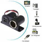 Caricabatteria da auto doppio USB 3.1A/3100mA modificato con accendisigari