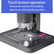 Microscopio digitale elettronico HD Lente d'ingrandimento elettronica per cellule biologiche con tasto touch da 5 pollici 8000X, MS03