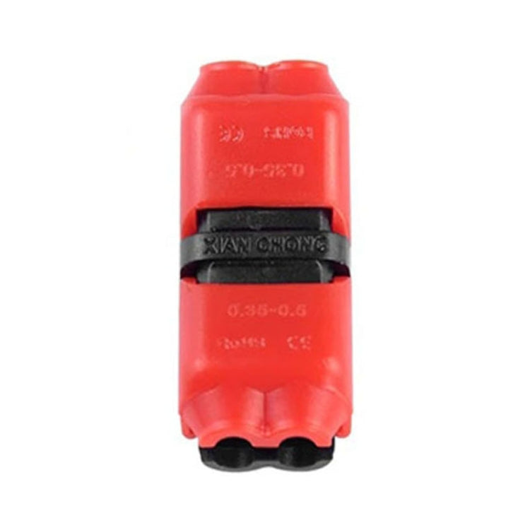Morsettiera rapida con spina diritta in rame 9A 36V