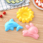 4 pezzi/set stampo fai da te per sushi di riso con delfino coniglio